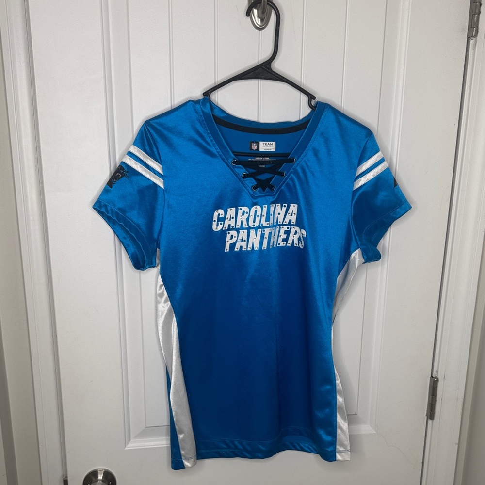 Carolina panthers rhinestoned shirt